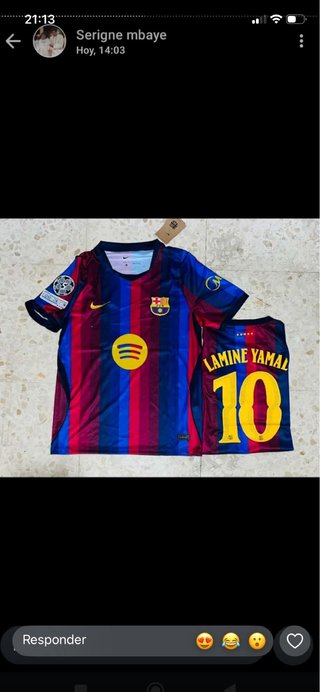 Camisetas de fútbol