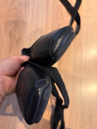 Bailarinas negras lazos Balletcore T38