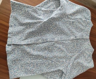 Camisa floral azul niña Grain de Blé 36m