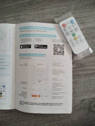 Hamaca eléctrica táctil y Bluetooth