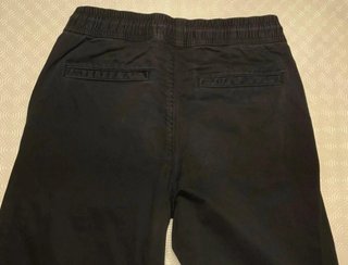 Pantaloni Jogger Zara Man Uomo Neri Cotone