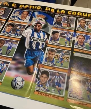 Álbum cromos Liga 00/01 (287 cromos)