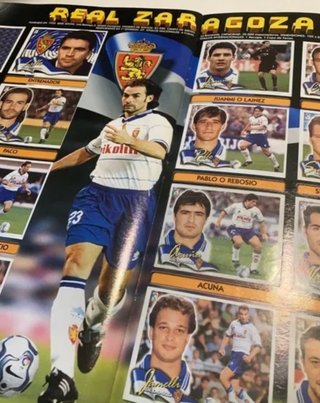 Álbum cromos Liga 00/01 (287 cromos)