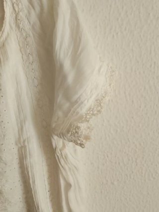 Blusa ANANY bordada blanca talla XL