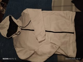 Conjunto Chándal Hombre Blanco y Negro