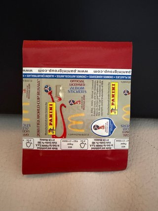Sobre Panini McDonald's Rusia Russia 2018