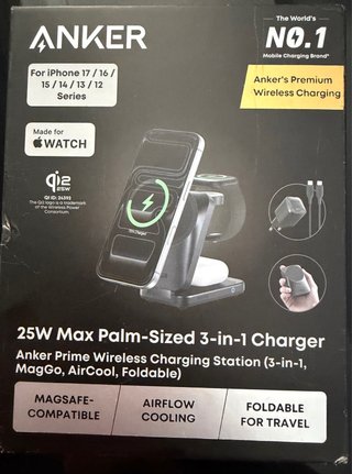 Anker Prime Cargador Inalámbrico 3 en 1