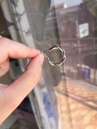Orecchini a cerchio argento intrecciati