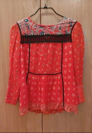 Blusa bandana Claudie Pierlot Roja T.38