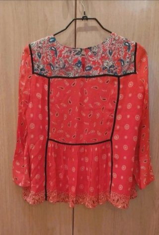 Blusa bandana Claudie Pierlot Roja T.38