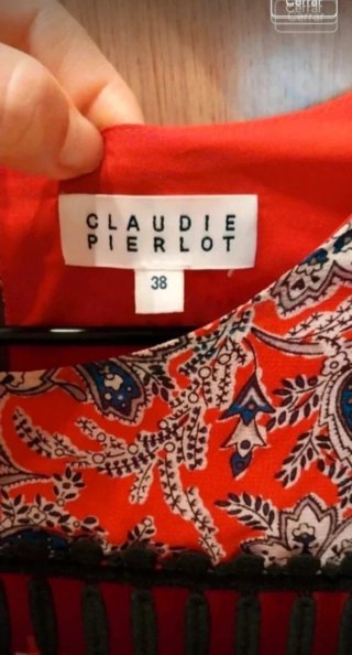 Blusa bandana Claudie Pierlot Roja T.38