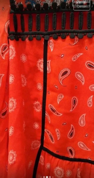 Blusa bandana Claudie Pierlot Roja T.38