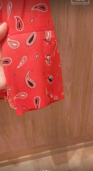 Blusa bandana Claudie Pierlot Roja T.38