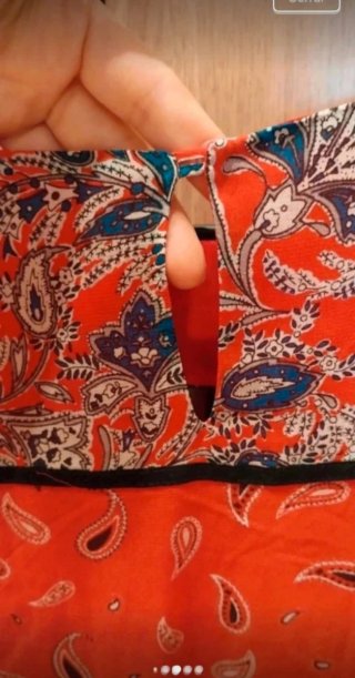 Blusa bandana Claudie Pierlot Roja T.38