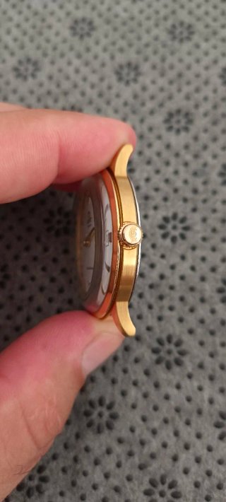 Reloj Orient Automático Dorado Esfera Blanca