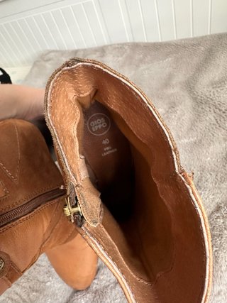 Botines Marrones de Cuero y Ante