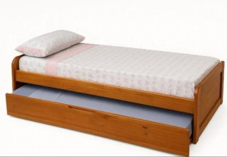 Cama nido de madera maciza