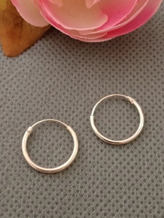 Aros en  Plata Ley 14mm