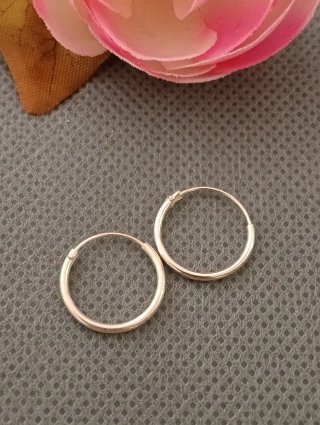 Aros en  Plata Ley 14mm