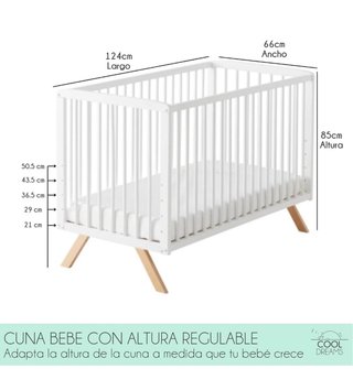 Cuna colecho Nuru + colchón
