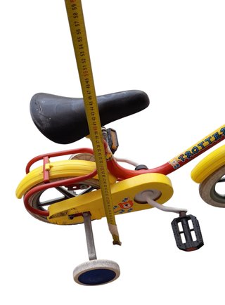 Bicicletta primi passi Trotter gialla