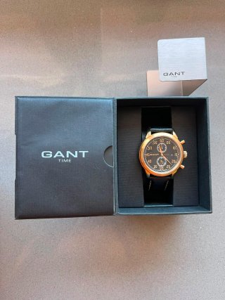 Reloj GANT 10 ATM Negro/Dorado