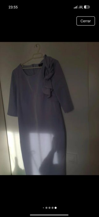 Vestido fiesta ROLE MODE púrpura talla única