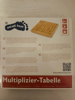 Tabla Multiplicar Madera Small Foot