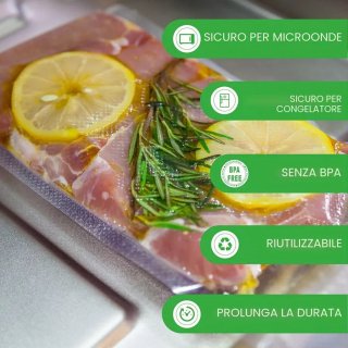 Sacchetti Sottovuoto KitchenBoss 20x30cm (8x12)