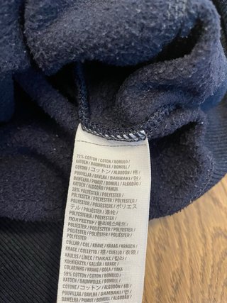 Felpa Hollister uomo blu taglia XL
