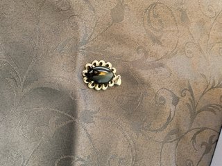 Colgantes Plata: Piedra Negra y Azul