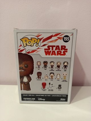 Funko Pop Star Wars Chewbacca con Porg 195