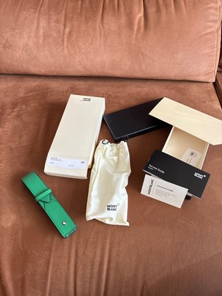 Estuche Montblanc para 1 bolígrafo verde