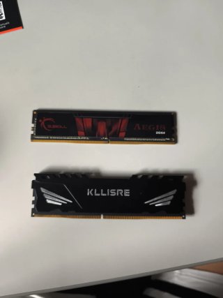 2 Memorias RAM PC G.SKILL y KLLISRE 8G