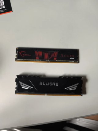 2 Memorias RAM PC G.SKILL y KLLISRE 8G