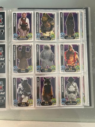 Álbum Star Wars Force Attax Tops