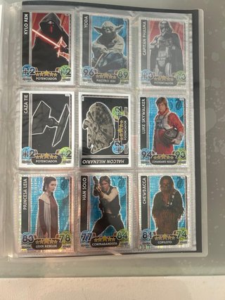 Álbum Star Wars Force Attax Tops