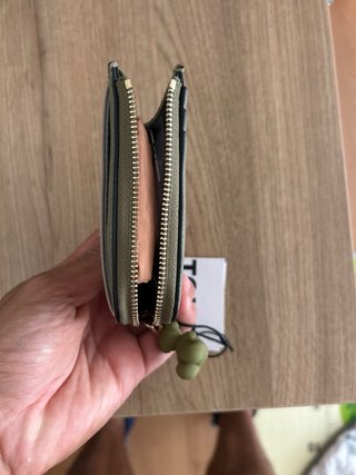 Cartera Tous Beige y Verde Militar