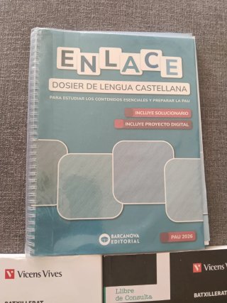 Enlace. Dosier de Lengua castellana. Bachillera...