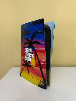 PS5 825GB PERSONALIZADA GTA + MANDO ROJO