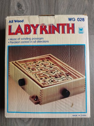 Juego de mesa Laberinto de madera