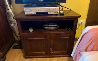 Mobile TV in legno marrone