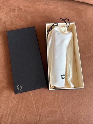 Estuche Montblanc para 1 bolígrafo naranja