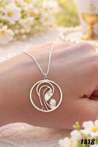 Conjunto Joyería Plata Oso Perla