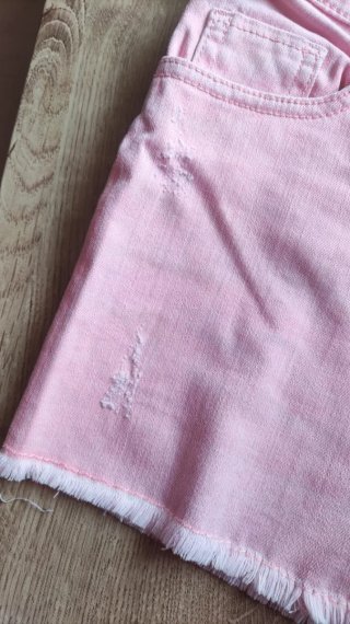 Shorts vaqueros rosas 11-12 años