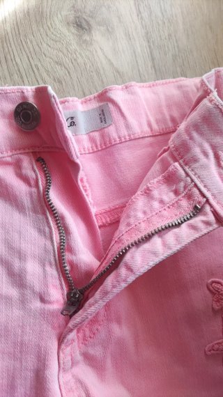 Shorts vaqueros rosas 11-12 años