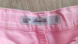 Shorts vaqueros rosas 11-12 años