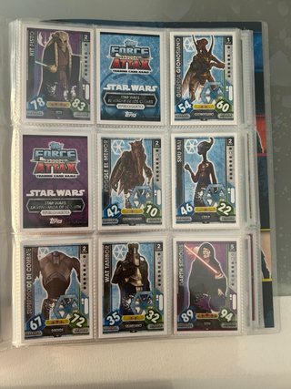 Álbum Star Wars Force Attax Tops