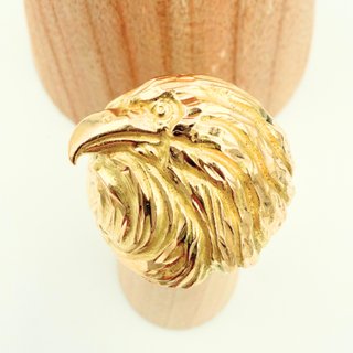 Anillo Águila Oro 18K; T34; 14,28g.