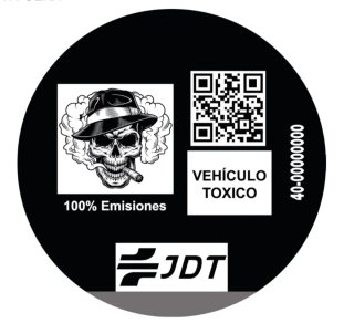 Distintivo Ambiental Vehículo Tóxico